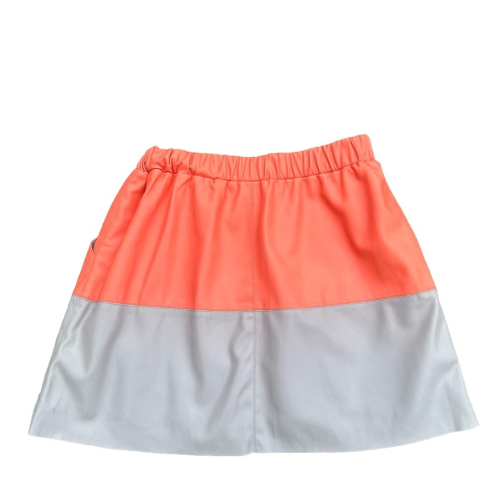 Sz Small Bagatelle brand gray & orange skirt